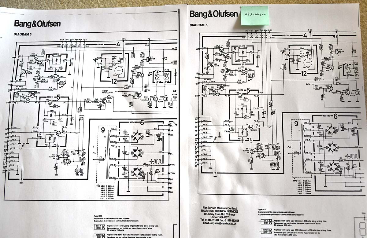Beocord 9000 修理(5) メカニズム モーター動作の確認: Bang&Olufsen